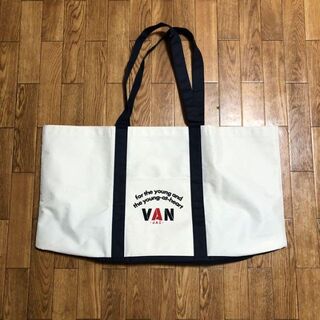 VAN - VAN JAC トートバッグ 横長 ツートーン ヴァンヂャケット 鞄