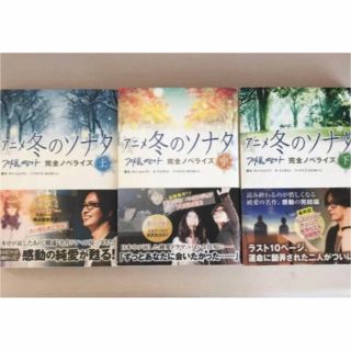 シュフトセイカツシャ(主婦と生活社)のアニメ冬のソナタ : 完全ノベライズ 上、中、下3冊セット(文学/小説)