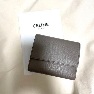 CELINE セリーヌ グレー 財布 ミニウォレット