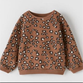 ザラキッズ(ZARA KIDS)のZARA KIDS ヒョウ柄トレーナー(トレーナー)