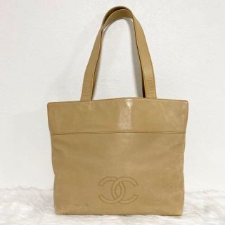 CHANEL シャネル ココマーク トートバッグ レザーショルダー A0021