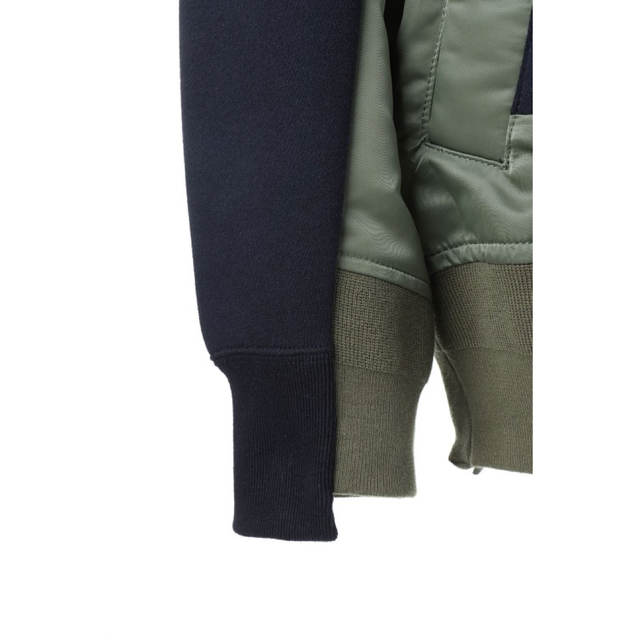2《新品》sacai Nylon Twill スポンジスウェットプルオーバー | www