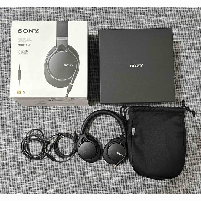 SONY ハイレゾ 密閉型ヘッドホン MDR-1AM2 B 美品