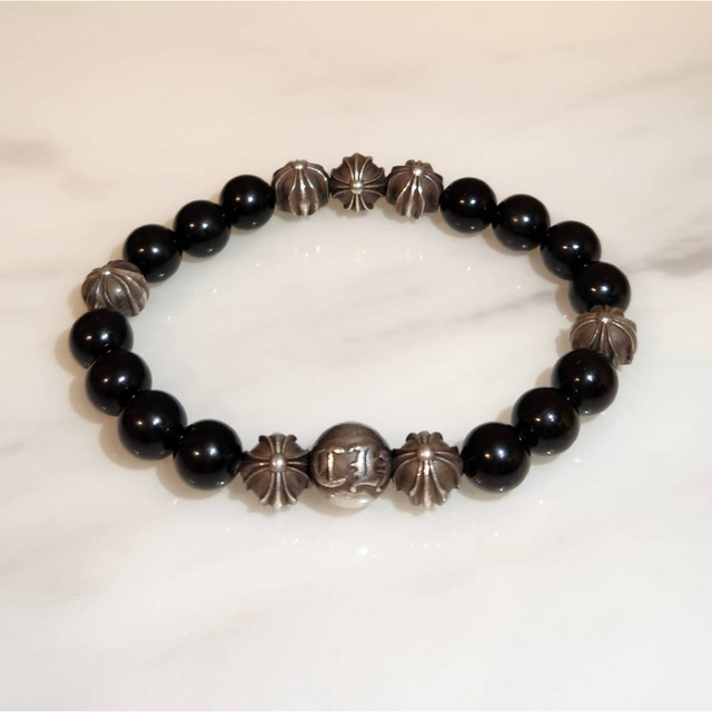 クロムハーツ ビーズブレスレット 8mm Chrome Hearts BEAD - ブレスレット