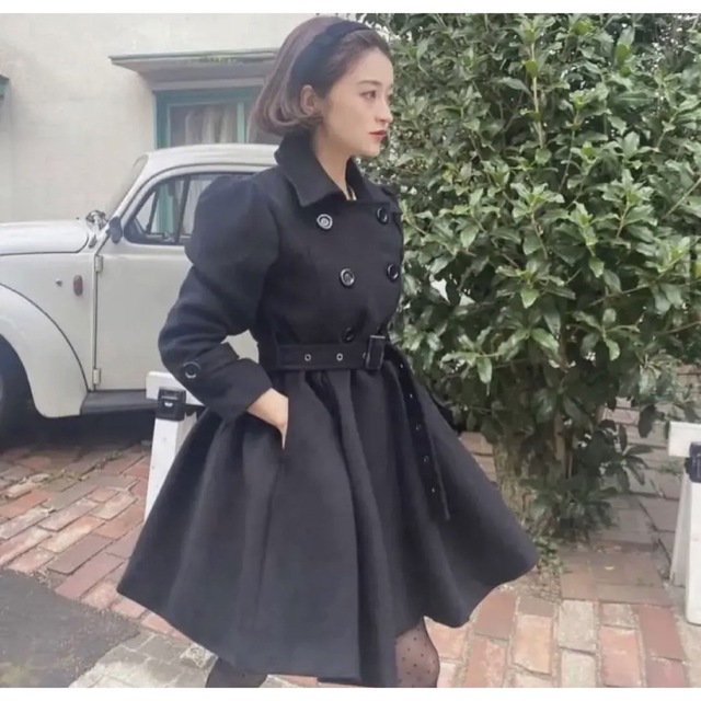 épine(エピヌ)のBibiy SOUTIEN COLLAR BELT COAT レディースのジャケット/アウター(ダッフルコート)の商品写真