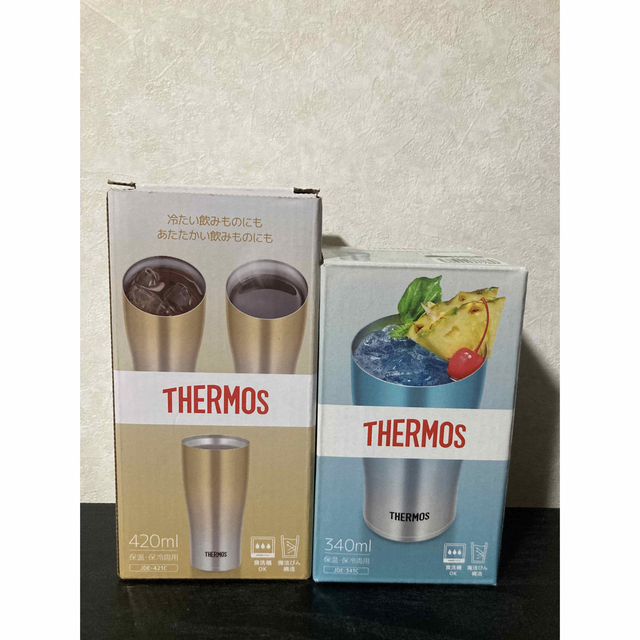 THERMOS 真空断熱タンブラー 420ml JDE-421C  340ml