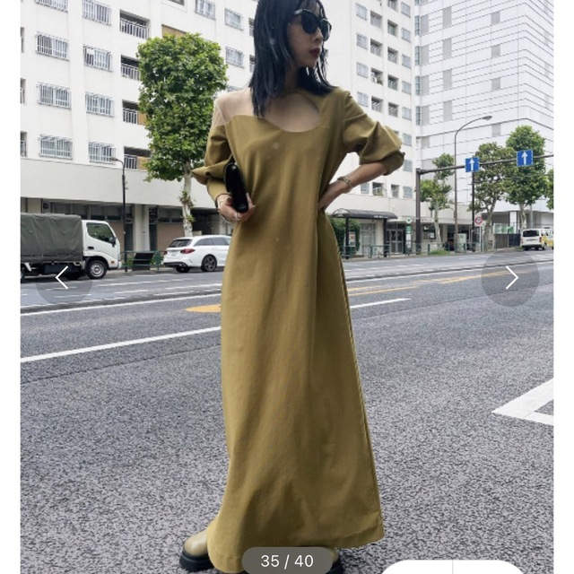 LAKE CURVE TRICOT RIB DRESS アメリヴィンテージ vivazsolucoes.com.br