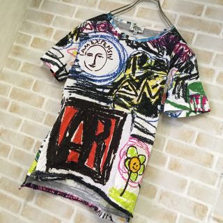 ヴィヴィアンウエストウッド(Vivienne Westwood)の【総柄デザイン】ヴィヴィアンウエストウッドマン 落書き 絵画 菅田将暉 綾野剛(Tシャツ/カットソー(半袖/袖なし))