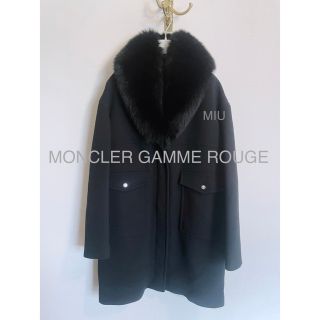 モンクレール(MONCLER)のMONCLER モンクレール レディース ガムルージュ ファー ダウンコート(ダウンコート)