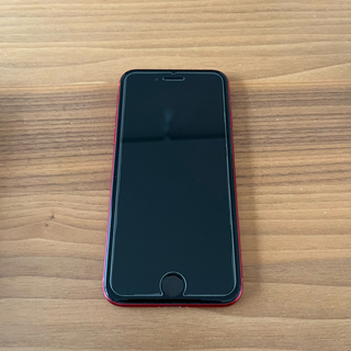 アイフォーン(iPhone)の付属品未使用　iPhone SE2(第2世代) 128GB レッド(スマートフォン本体)