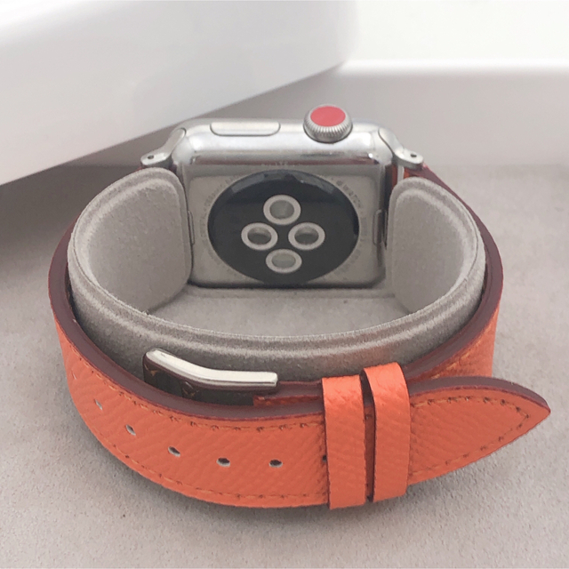 1093 Apple Watch エルメス　イエロー　アップル　HERMES