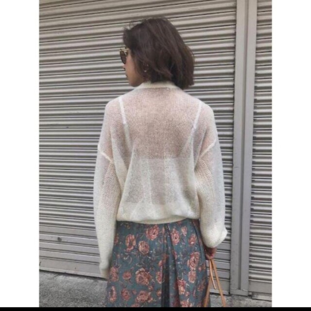 Ameri VINTAGE(アメリヴィンテージ)の21:30まで割引即日発送　BUSTIER PATTERN KNIT　アメリ レディースのトップス(ニット/セーター)の商品写真