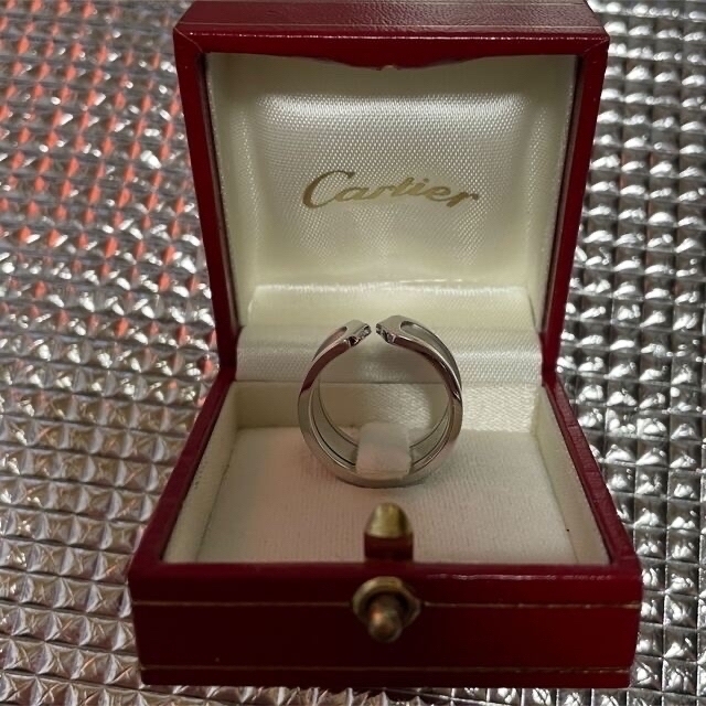 Cartier カルティエ C2 2C リング LM 指輪 750 K18WG