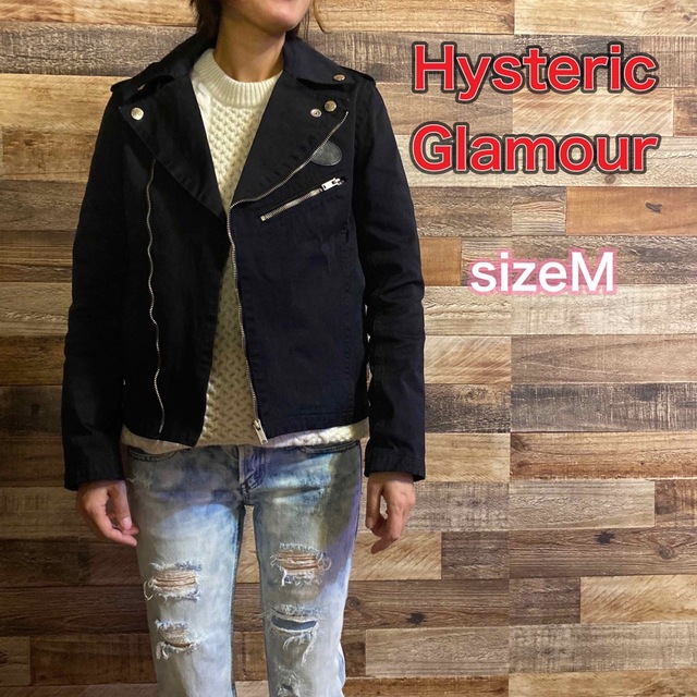 HYSTERIC GLAMOUR ライダージャケット　ダブル　レディースM | フリマアプリ ラクマ