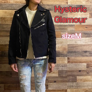 HYSTERIC GLAMOUR - HYSTERIC GLAMOUR◇レザージャケット 豚革 美品の 