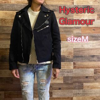 HYSTERIC GLAMOUR ライダージャケット　ダブル　レディースM