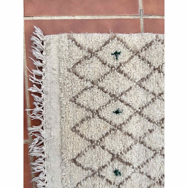 モロッコ ラグ カーペット　絨毯　アジラル  ベニワレン