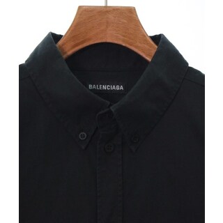 Balenciaga - BALENCIAGA バレンシアガ カジュアルシャツ 39(M位) 黒x