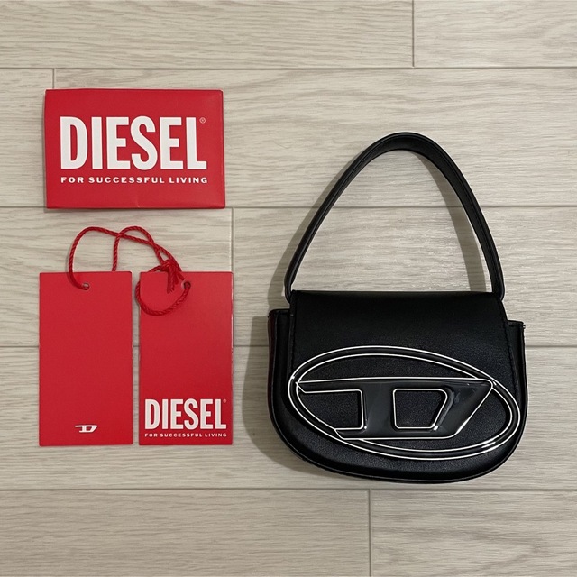 DIESEL   disel 1drミニバッグ 黒ブラック 美品新品 値下げの通販 by