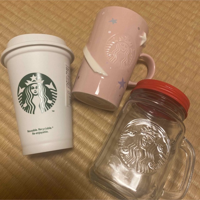 Starbucks - スターバックス マグカップ リユーザブルカップ ホリデー グラスジャーの通販 by もんダック's shop