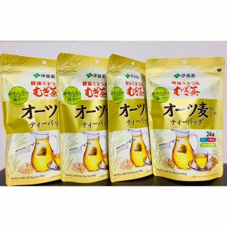 イトウエン(伊藤園)の【1,728円相当】4袋(96個)オーツ麦ブレンド カフェインゼロ麦茶(茶)