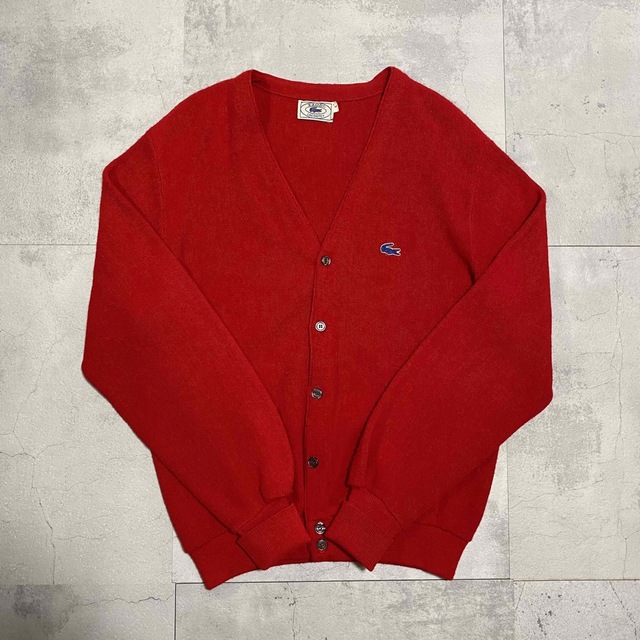 カーディガン【70s-80s IZODLACOSTE】AcrylicKnitCardigan