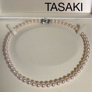 タサキ(TASAKI)の【超美品】TASAKIパールネックレス 7.3-7.5mm約42cm(ネックレス)