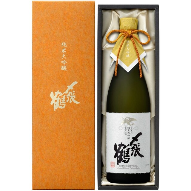 〆張鶴 純米大吟醸 PLATINUM LABEL 袋取り雫酒 【楽天最安値に挑戦