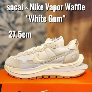 ナイキ(NIKE)のサカイ × ナイキ ヴェイパー ワッフル ホワイトガム スニーカー sacai(スニーカー)