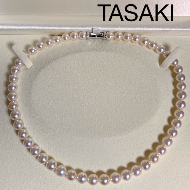 TASAKI - 【超美品】Tasaki8-8.4mm ネックレスk18ダイヤ付き43cm