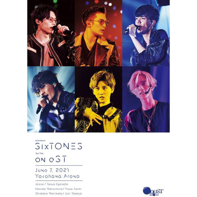 Johnny's(ジャニーズ)のSixTONES LIVE DVD オンエスト エンタメ/ホビーの雑誌(アート/エンタメ/ホビー)の商品写真