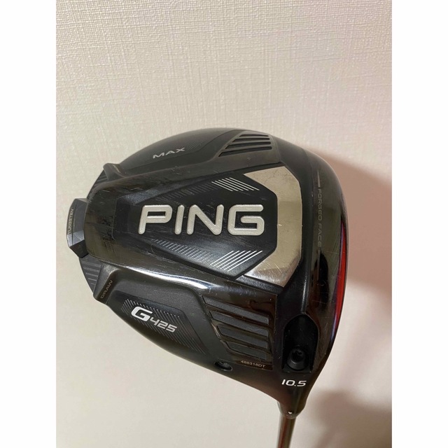 PING(ピン)のPINGドライバーG425MAX、ロフト角10.5、よく飛ぶ、飛距離アップ チケットのスポーツ(ゴルフ)の商品写真