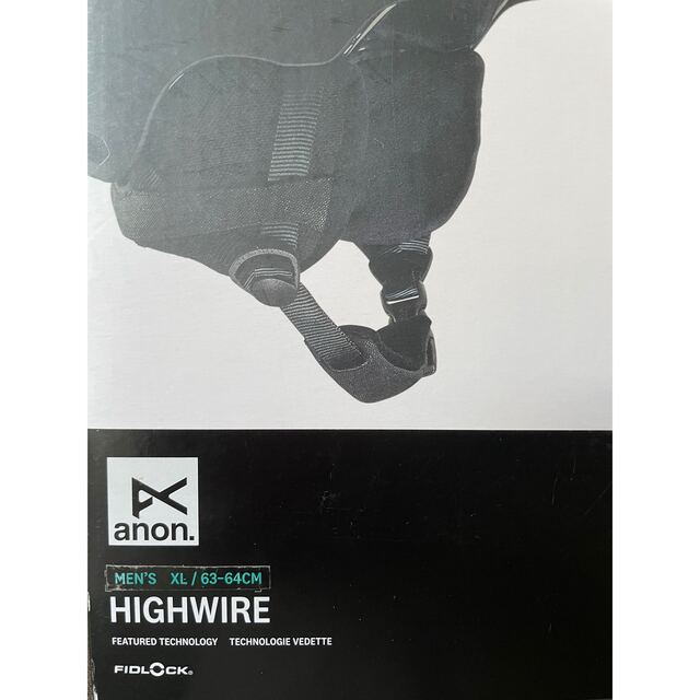ANON HIGH WIRE XL スノーボード　ヘルメット