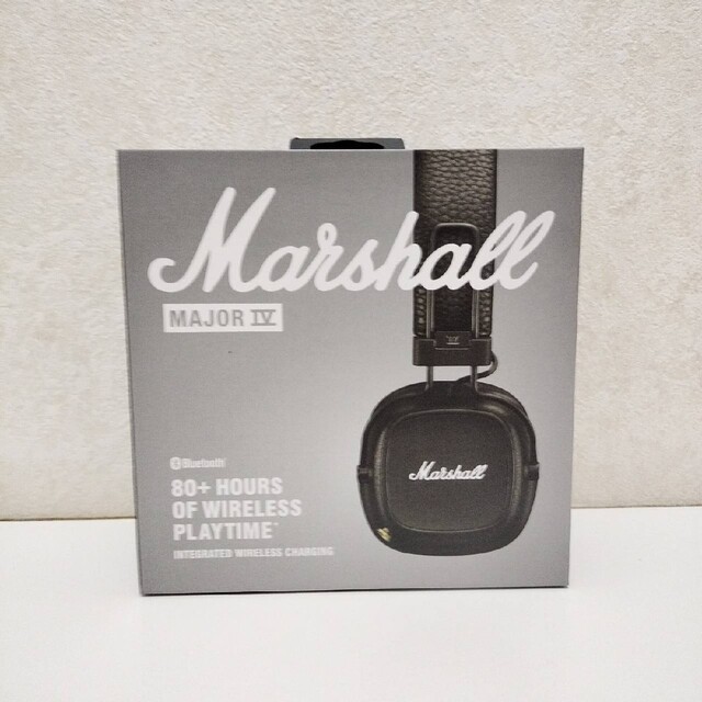 Marshall MAJOR Ⅳ　ブラック　bluetoothヘッドホン