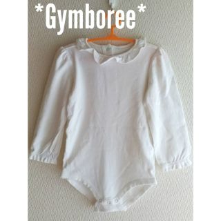 ジンボリー(GYMBOREE)のカナダ購入⭐︎出産祝い海外ベビー服ジンボリーフリル襟ロンT ロンパース 9095(Tシャツ/カットソー)