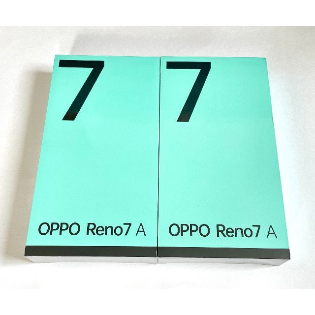 OPPO - OPPO Reno7 A ［未開封新品］［ブラック］2台セット
