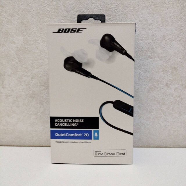 5点Bose QuietComfort 20 for Apple　ブラック スマホ/家電/カメラのオーディオ機器(ヘッドフォン/イヤフォン)の商品写真