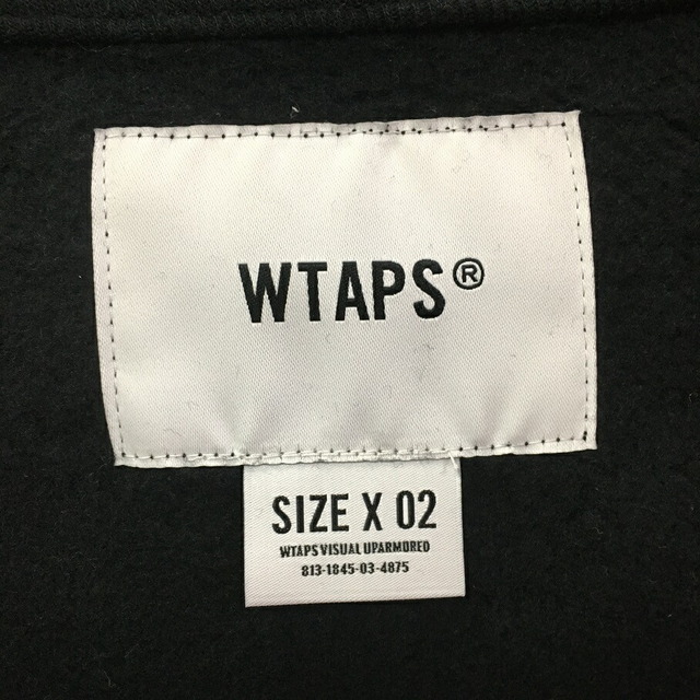 WTAPS ダブルタップス X3.0 ZIP HOODY CTPL ジップパーカー クロス ... WTAPS ダブルタップス パーカー クロスボーン ジップ スウェットパーカー X3.0 / ZIP HOODY / CTPL 22AW トップス フーディー 裏起毛 ブラック 黒 2 日本製 【メンズ】