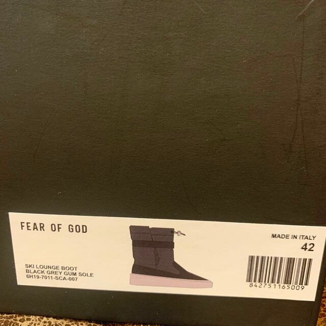 FEAR OF GOD(フィアオブゴッド)のFEAR OF GOD Ski Lounge Boot 42 ブーツ メンズの靴/シューズ(ブーツ)の商品写真