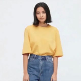 ユニクロ(UNIQLO)のUNIQLO  U  エアリズムリラックスクルーネックT（半袖）(Tシャツ(半袖/袖なし))