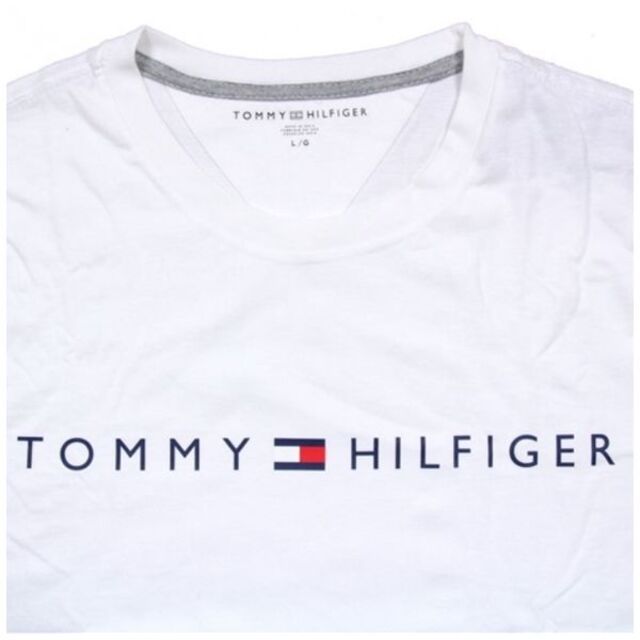 TOMMY HILFIGER(トミーヒルフィガー)のNASH LS TEE　ロングスリーブTシャツ　ホワイト　XLサイズ メンズのトップス(Tシャツ/カットソー(七分/長袖))の商品写真