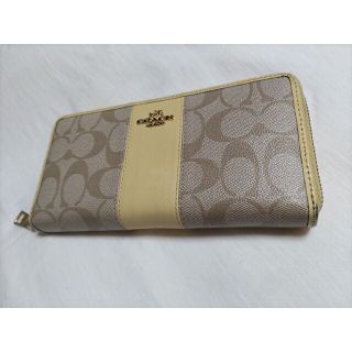 コーチ(COACH) シグネチャー 財布(レディース)（イエロー/黄色系）の