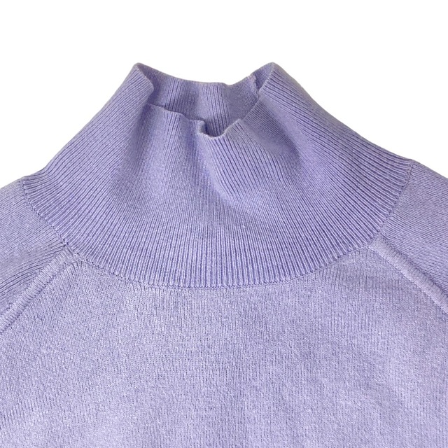 SLY(スライ)のRAGLAN PUFF トップス ニット 長袖 紫 パープル レディースのトップス(ニット/セーター)の商品写真