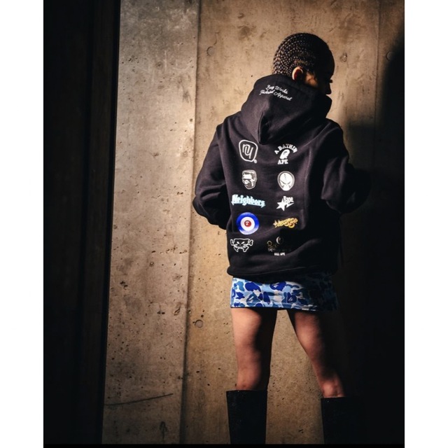 A bathing ape x neighborhood パーカー　L