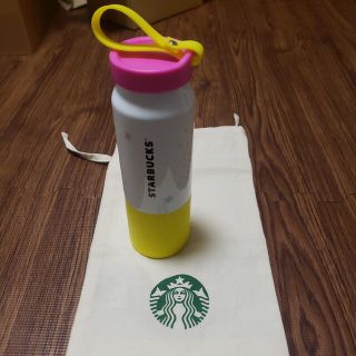 スターバックスコーヒー(Starbucks Coffee)のステンレスボトル スタバ ギフトバッグ付き(ノベルティグッズ)