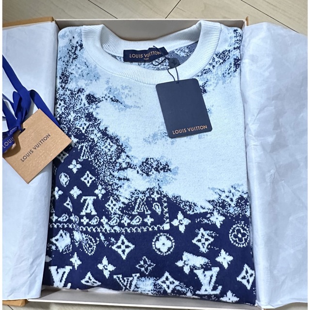 世界的に有名な LOUIS VUITTON - モノグラム バンダナモチーフ クルー