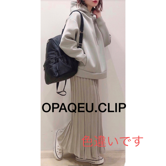 OPAQUE.CLIP(オペークドットクリップ)の☆OPAQEU.CLIP☆オペークドットクリップ　ニットプリーツフレアスカート レディースのスカート(ロングスカート)の商品写真