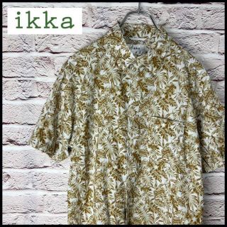 イッカ(ikka)のikka　イッカ　シャツ　半袖　柄シャツ　メンズ　レディース【M】(シャツ)