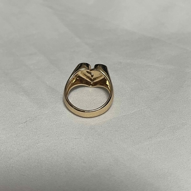 ハート ゴールド リング ヴィンテージ 指輪 メンズのアクセサリー(リング(指輪))の商品写真