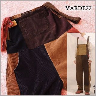 バルデセブンティセブン(Varde77)の希少/一点物【VARDE77】古着リメイク/再構築/コーデュロイ/オーバーオール(サロペット/オーバーオール)